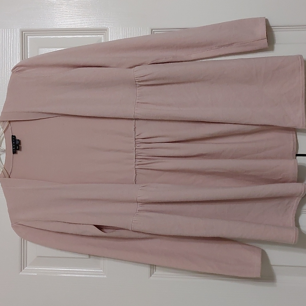 Theory peplum cardigan size small
